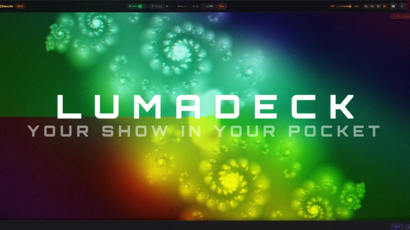 DJ branding with FX — name on screen