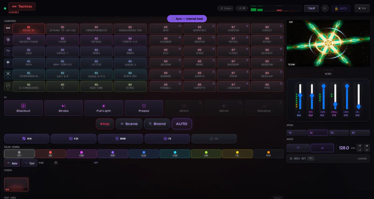 LumaDeck extended Master control surface